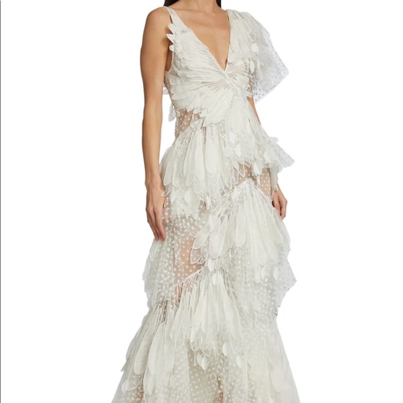 Zimmermann Rhythmic Fluted Gown AU 1 NWT - Picture 5 of 5